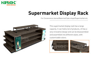 Exhibidor Eléctrico Ecológico Moderno de Madera y Acero Inoxidable para Tiendas de Conveniencia - Highbright HBE-SR-WX002 - Product Image 5