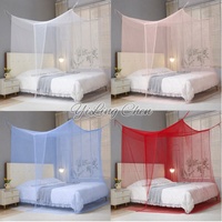 Moustiquaire double pliable rectangulaire pour chambre à coucher avec une porte, 180x160x150cm, vente en gros
