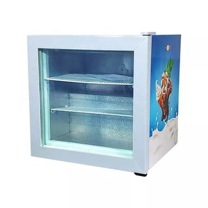 50L小型ガラスドアディスプレイアイスクリーム電気ミニバーフリーザー - Product Image 4