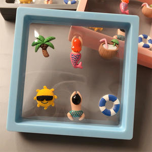 Stéréo créatif Corée du Sud Île de Jeju <span class=keywords><strong>plage</strong></span> magnétique Cadre photo Cocotier natation réfrigérateur autocollant bord de mer voyage souvenir - Product Image 4