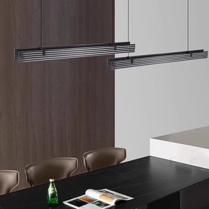 Lámpara Colgante de Vidrio Ondulado Lineal Minimalista para el Hogar, Diseño Creativo y Discreto de Lujo para Comedor, Bar o Isla de Cocina - Product Image 3