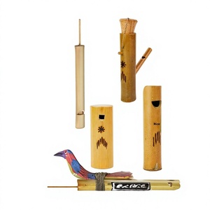 Flauta Profesional para Llamar Aves, Silbato de Bambú Amargo, Instrumento Musical para Llamar Aves, Uso en Actuaciones, Educativo - Product Image 1
