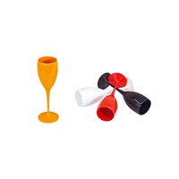 Gobelets à vin en plastique PP de haute qualité 180 ml, logo personnalisé, réutilisables, cadeaux en gros, commande en gros