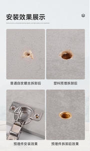 Tornillo de Expansión Moderno GQK de Acero al Carbono M4 con Tuerca Integrada para Refuerzo de Muebles y Gabinetes, Fácil Instalación, Fuerte y Duradero - Product Image 3