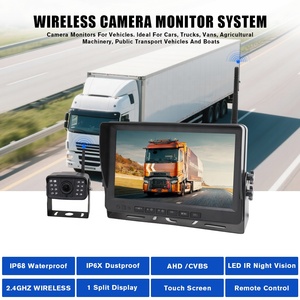 Sistema de Cámara de Visión Trasera Inalámbrica para Camiones, Gestión de Flotas, ADAS, Monitor de 9 Pulgadas, Cámara de Reversa, Kit DVR de Seguridad IPS 1080P - Product Image 6