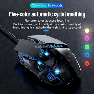 Wired USB Optical Gaming <b>Mouse</b> with RGB Backlit Silent 2.4G 4-mode DPI Ergonomic Design-in Stock for Home/Office/Laptop - Product Image 5