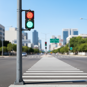Feu de signalisation intelligent LED alimenté par le réseau électrique, en matériau PC, rouge-vert, pour croisements, horizontal/vertical, <span class=keywords><strong>portable</strong></span>, 100 mm - Product Image 4