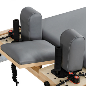 Tour de Pilates Reformer Professionnel OBG Durable en Bois d'Érable pour Entraînement en Studio, Demi-Trapeces, Poids Max. Utilisateur 200kg - Product Image 3