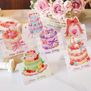 Set <span class=keywords><strong>di</strong></span> 12 Biglietti d'<span class=keywords><strong>Auguri</strong></span> 3D per <span class=keywords><strong>Compleanno</strong></span>, Biglietti Creativi per Fioristi, Messaggi <span class=keywords><strong>di</strong></span> <span class=keywords><strong>Auguri</strong></span> Semplici - Product Image 3