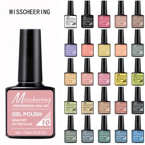 Vernis à ongles gel 66 couleurs 7,5 ml OEM Marque privée Non toxique Séchage UV pour femmes Salon de beauté Fournitures de nail art DIY - Product Image 2