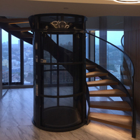 Escalier en arc sur mesure, escalier courbé, marches en bois massif, éclairage LED pour intérieur de maison