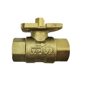 Válvula de bola de latón VAI61.25 DN25 para control de agua HVAC, alta temperatura, flujo proporcional, sellado EPDM - Product Image 5