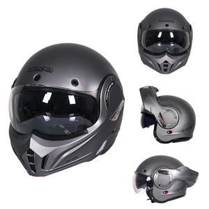 Mũ bảo hiểm mô tô đa năng, kiểu dáng mở, dành cho đua xe, có thể mở lên, tích hợp bluetooth (tùy chọn), chất liệu ABS, dành cho nam, B707 2025, bán buôn. - Product Image 3