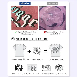 <span class=keywords><strong>T</strong></span>-shirts de Haute Qualité 100% Coton Personnalisés à Col Montant Noirs pour Homme Vêtements de Type <span class=keywords><strong>T</strong></span>-shirts Unis Vierges Surdimensionnés pour la Vente en Gros - Product Image 6