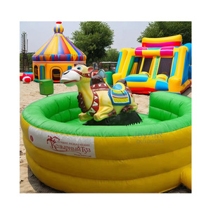 Simulateur de manège mécanique gonflable petit chameau U-Rides U-RB-023-2 1 personne certifié CE pour parc d'attractions - Product Image 1