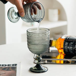 <span class=keywords><strong>Verres</strong></span> à vin réutilisables à motif goutte de pluie, fabriqués à la machine, style rétro, résistants au lave-vaisselle, pour bars, fêtes et traiteurs - Product Image 5