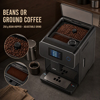 Machine à café entièrement automatique Baiwin pour les commerces, machine à expresso électrique 2 en 1 en stock à vendre