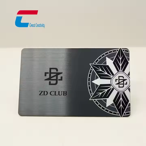 Carte de membre Vip personnalisée sans contact en métal carte de visite Rfid NFC en métal - Product Image 2