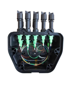 <b>IP</b> Waterproof PVC FTTH Fiber Terminal <b>Box</b> 8 Cores with PLC Indoor/Outdoor Use FC/SC/LC Adapters - Product Image 2