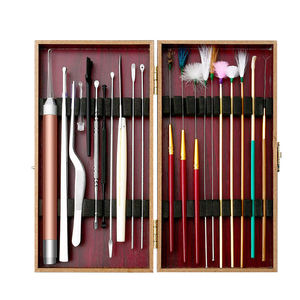 Produits les plus vendus 2024 Clean Earwax Earpick Professional 20 PCS Coffret en <span class=keywords><strong>bois</strong></span> Outils de Earpick visibles sans fil pour le massage des <span class=keywords><strong>oreilles</strong></span> - Product Image 1