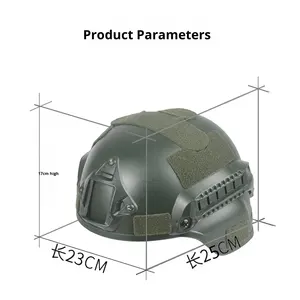 Casco tattico MICH2000 per gli appassionati di sport all'aria aperta ABS versione semplice di azione per il campo CS Mickey casco da equitazione - Product Image 4
