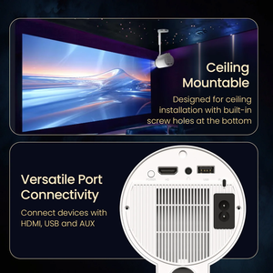 <span class=keywords><strong>Proyector</strong></span> de Video LED LCD <span class=keywords><strong>Portátil</strong></span> 2025 de 720P con Sistema de Cine en Casa <span class=keywords><strong>Mini</strong></span>, Soporte Telescópico, Nuevas Funciones Wi-Fi - Product Image 6
