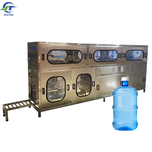 Semiautomática Pet 5 Galones 20 Litros Botellas Cubo grande Máquina de llenado de agua mineral pura y máquinas taponadoras Línea - Product Image 1