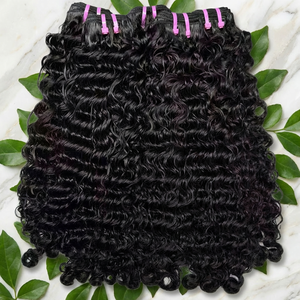 Extensiones de Cabello Humano Rizado Birmano Natural Negro de Alta Calidad, Doble Trama, Cabello Virgen sin Procesar - Product Image 6