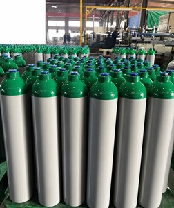 Bouteille de gaz oxygène en aluminium médical 150 bar 200 bar, certifiée CE, pour équipement de thérapie respiratoire, directement de l'usine - Product Image 3