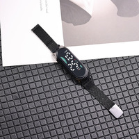 Montre Homme Sport Multifonctionnelle Colorée Décontractée LED Femme Horloge Numérique Tactile Bracelet Silicone Luxe