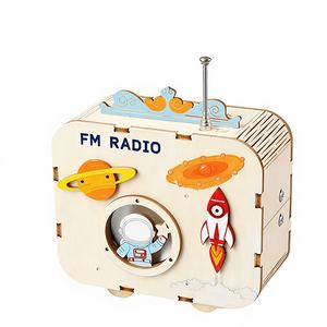 Kit de radiodiffusion DIY pour enfants : Modèle <span class=keywords><strong>scientifique</strong></span> éducatif fait main pour expériences scolaires et créations de dessins animés - Product Image 1