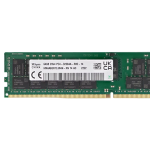 Módulo SK Hynix 1x64GB RDIMM, 2 unidades, 2 unidades, 4 de rango dual, 2 unidades, 2 unidades, 2 unidades, 2 unidades, 2 unidades, 2 unidades, 2 unidades, 2 unidades - Product Image 1