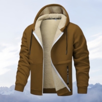 Vestes pour hommes personnalisées très vendues, vêtements de sport chauds en cachemire épais et amples, vestes décontractées pour l'automne et l'hiver