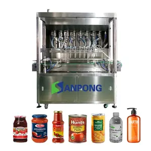 Machine de remplissage de pot de miel automatique de haute qualité pour machine de scellage et d'emballage de remplissage de liquide/boisson/eau pour 50-1000ml