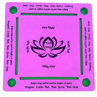 Table de Mahjong flottante prête à être expédiée pour divertissement aquatique avec tapis d'échecs en stock, compatible avec Sam's Club