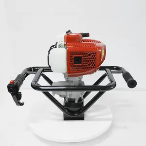 Professional 52cc Drilling Machine 2 Stroke Gasoline Powered Earth Auger/Ground Drill/Post Hole Digger