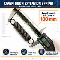Ressorts de tension en spirale en acier inoxydable pour porte de four et gril BBQ, ressorts d'extension industriels haute résistance