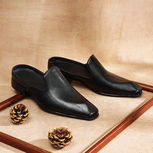 Botas Impermeables de Invierno, Estilo Nuevo, Clásicas, Versátiles, Casuales, de Caña Alta, para Trabajo al Aire Libre, de Cuero Genuino para Hombre, que Aumentan la Estatura, Deportivas - Product Image 5