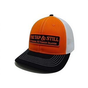 Casquette de camionneur avec patch brodé ajustable, 6 panneaux, dos en maille confortable, pour adulte, idéale pour les tenues décontractées professionnelles et événementielles, fabriquée au Vietnam - Product Image 4