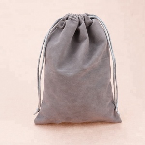 Bolsa de Terciopelo Grande Personalizada con Cordón para Joyería, Bolsa de Gamuza - Product Image 5