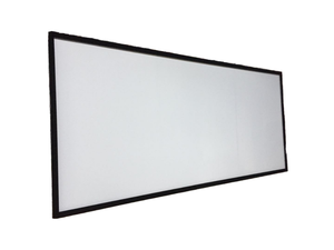 Écran de projection en alliage d'aluminium à cadre fixe PET Crystal 4K ALR 16:9 72-200 pouces Ultra Short Throw UST à contraste élevé pour cinéma maison - Product Image 1
