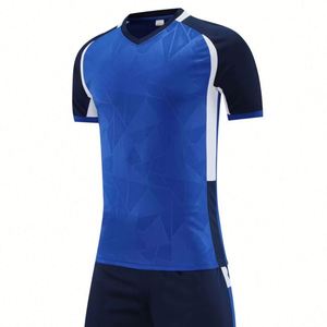Design Custom logo Football Match Team Uniform Set Quick-drying and Breathable Fitness T-shirt - Product Image 4