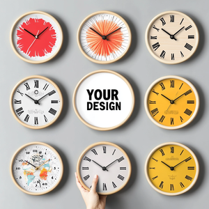 <span class=keywords><strong>Horloge</strong></span> murale personnalisée avec logo, silencieuse, sans tic-tac, pour le bureau, article promotionnel, design <span class=keywords><strong>gratuit</strong></span>, espace moderne, décoration d'entreprise - Product Image 3