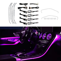 Accessoires intérieurs de voiture d'usine, éclairage ambiant, éclairage d'atmosphère, 12/64 couleurs pour Mercedes-Benz Classe C W205 GLC X253