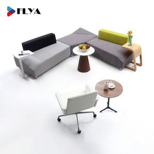 Área pública Colaboración Recepción Modular Sala de espera Asientos Oficina <span class=keywords><strong>Biblioteca</strong></span> Juego de sofá de tela - Product Image 3