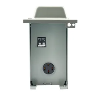 Power Outlet Panel with 20 50 Amp Panel Pre-Wired Breaker Box for RV Camper Car Travel GeneratorConstruction Site