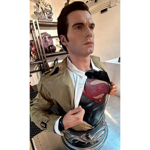 Statue de super-héros <span class=keywords><strong>DC</strong></span> Justice League grandeur nature de nouveau Design buste de Super homme artisanat en résine de fibre de verre pour la décoration de cinéma - Product Image 1