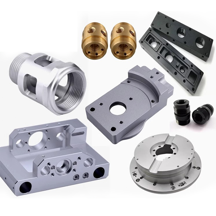Precision Hardware Parts Customized CNC Machining 6061 Aluminum Alloy Brass Stainless Steel Laser Drilling Customized CNC Lathes