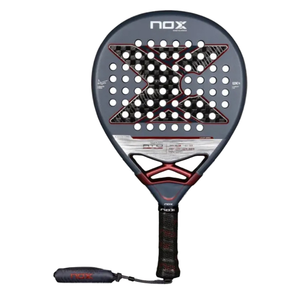 Raquette de padel en fibre de carbone personnalisée, légère, avec grip antidérapant perforé, pour joueurs professionnels et intermédiaires - Product Image 1