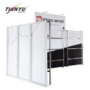 3x6 10x20 с индивидуальным логотипом, прочный и долговечный выставочный стенд для выставок, выставочный стенд, одежда с полками - Product Image 2